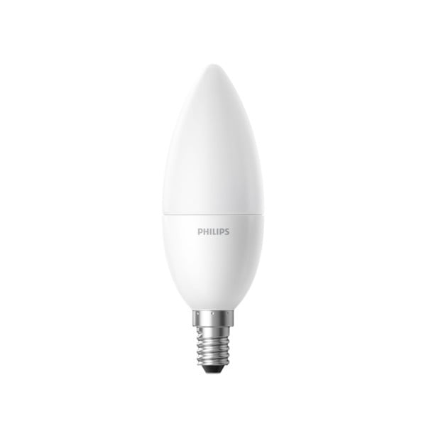 Bec inteligent LED tip lumanare, Philips Zhirui, E14, mat 17