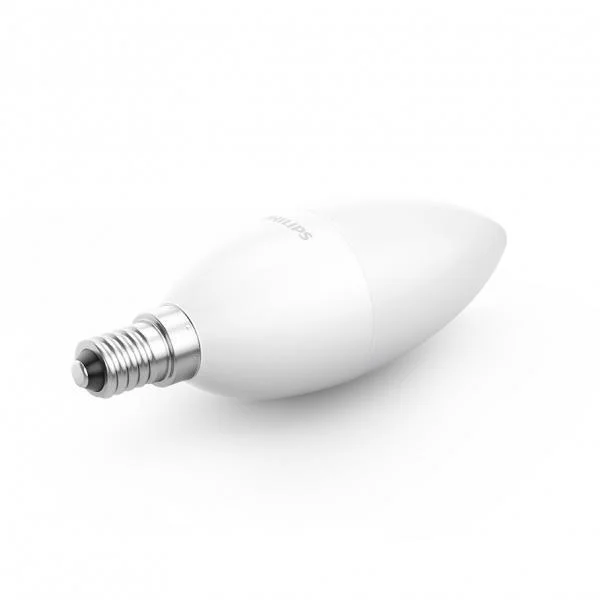 Bec inteligent LED tip lumanare, Philips Zhirui, E14, transparent 2