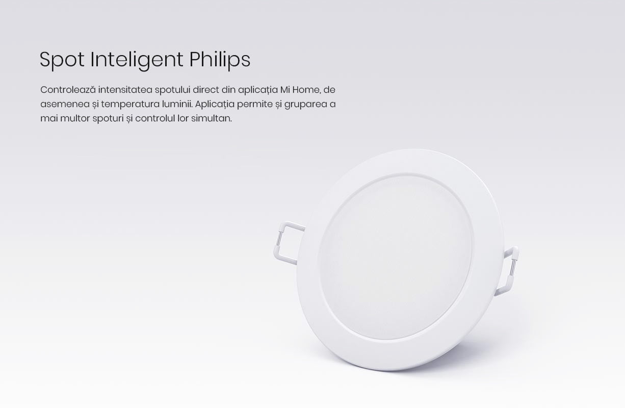 Spot inteligent LED, Philips Zhirui, Wi-Fi 9