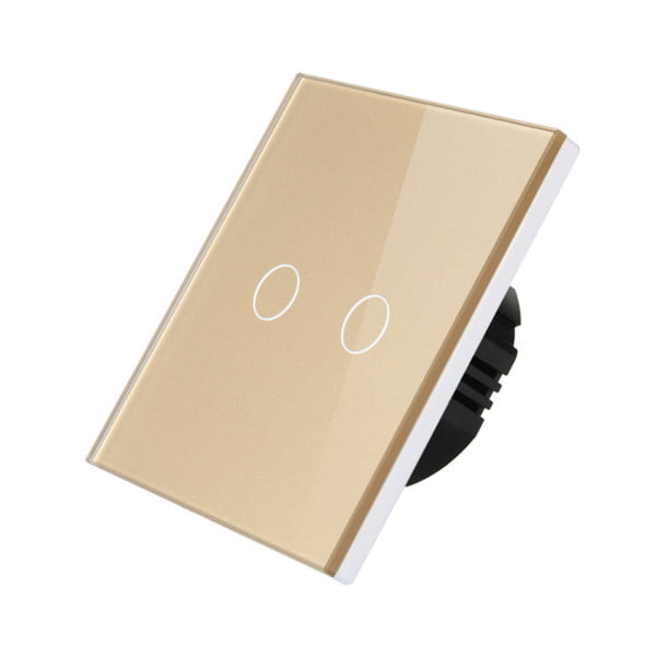 Intrerupator touch dimabil (cu variator) Wireless RF panou tactil din sticla Smart Home 3